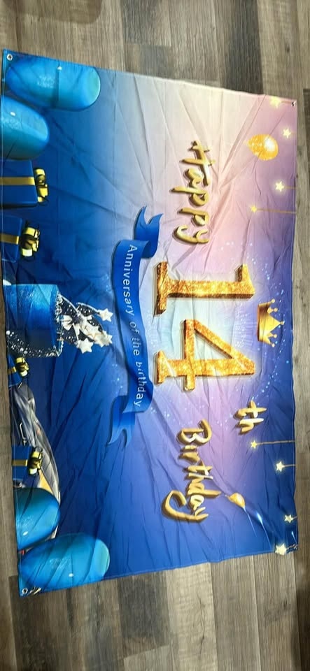 14th Birthday Banner