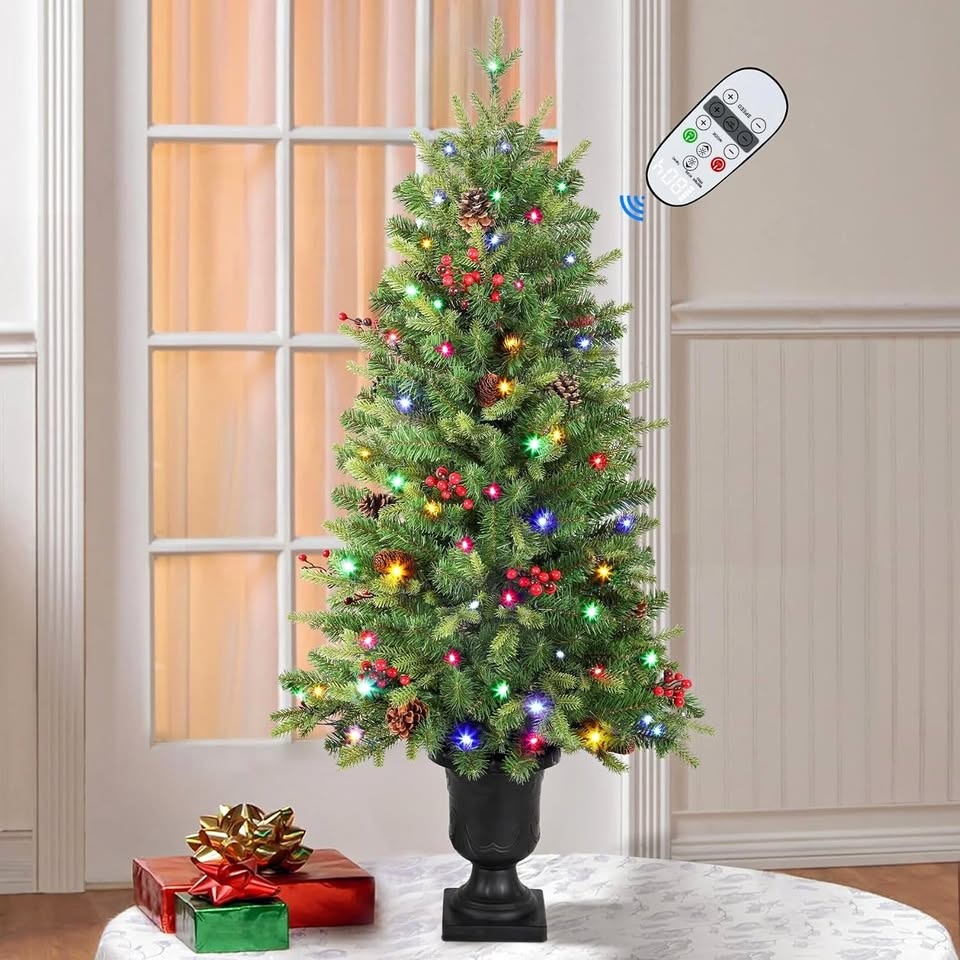 4ft Prelit Artificial Christmas Tree Mini