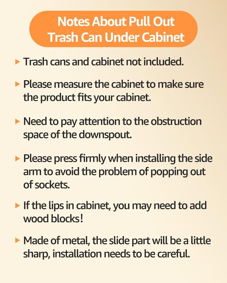 Double 37 Quart Pull Out Trash Can Under Cabinet - photo 3