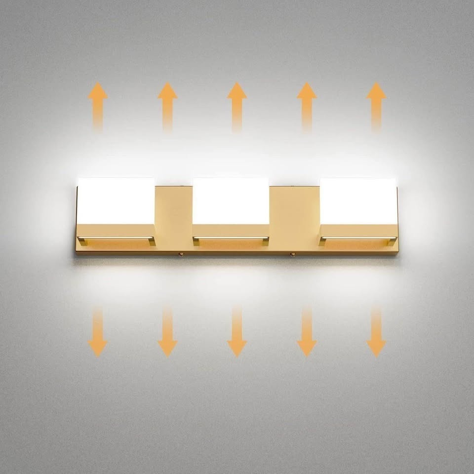 Tipace Gold Vanity Lights for Bathroom - photo 3