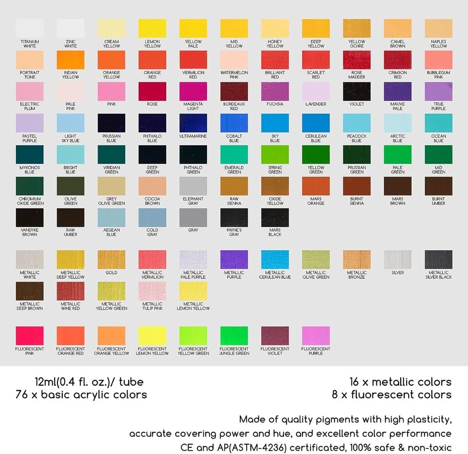 MEEDEN Acrylic Paint Set - photo 4