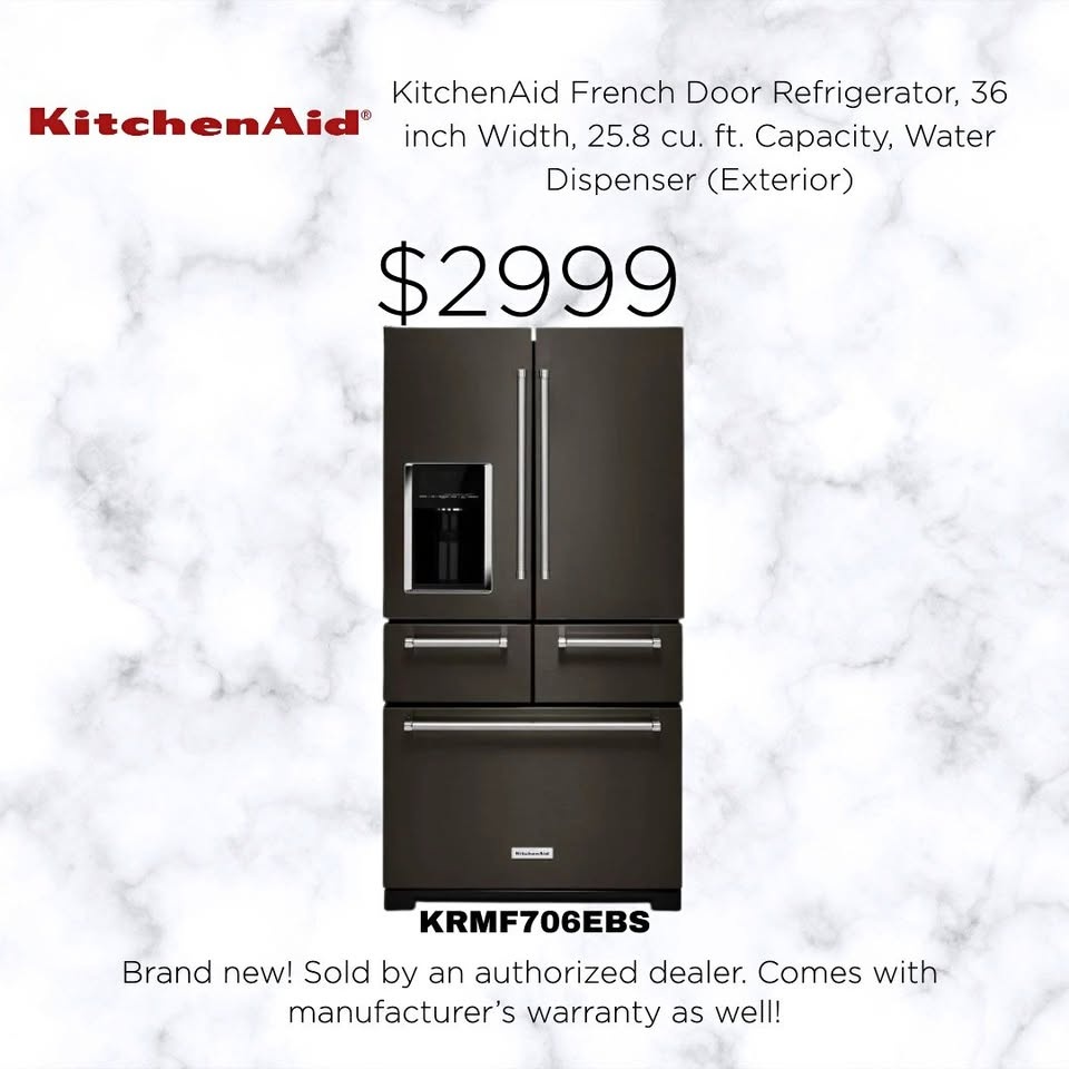 KitchenAid 36” French Door Refrigerator