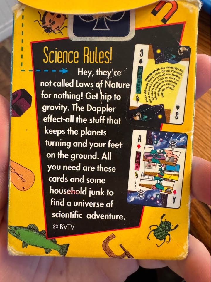 Bill Nye science playing cards - photo 2