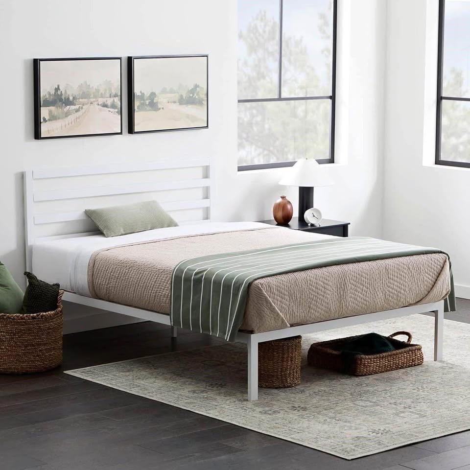 Sealed Twin Metal Platform Bed Frame