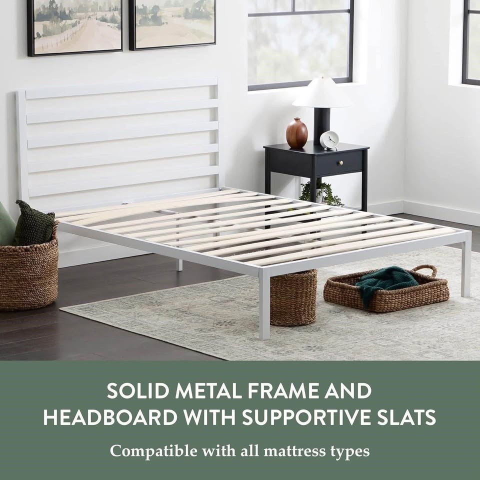 Sealed Twin Metal Platform Bed Frame - photo 3