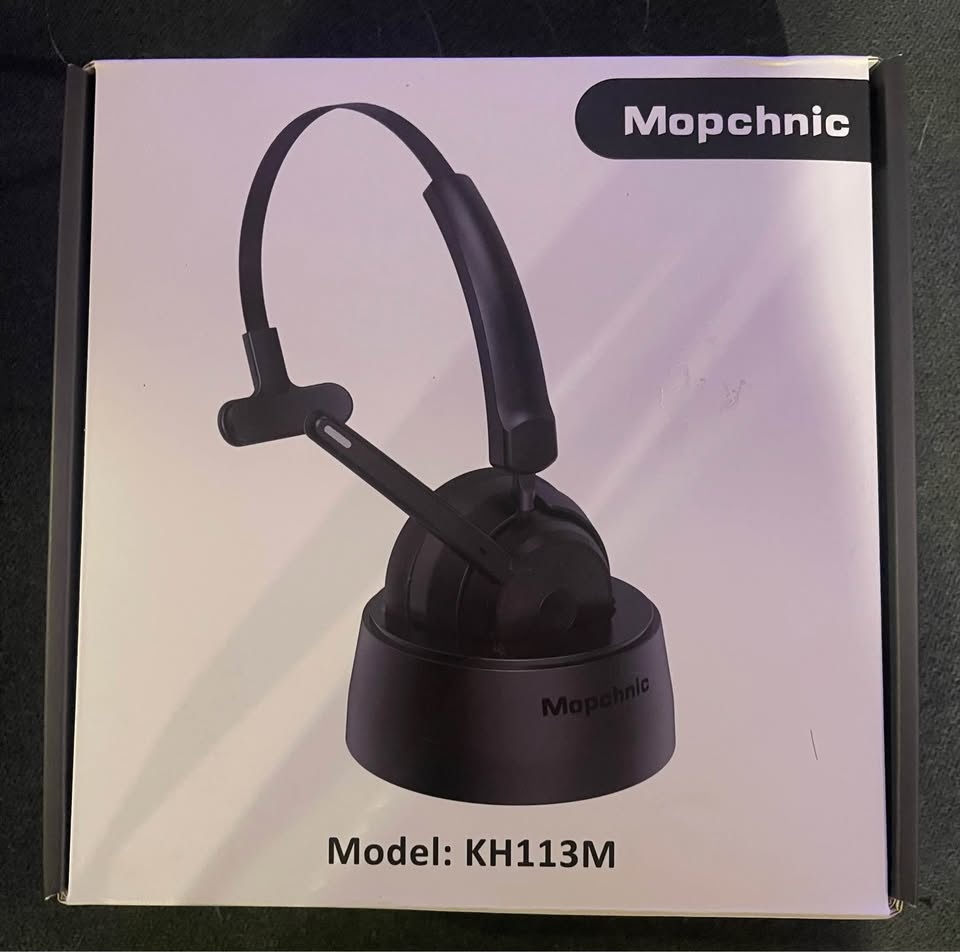 New Bluetooth, Noise Cancelling Head Set. - photo 2