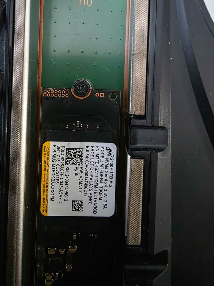 Micron 2400 1TB drive - PS5 compatible - photo 2