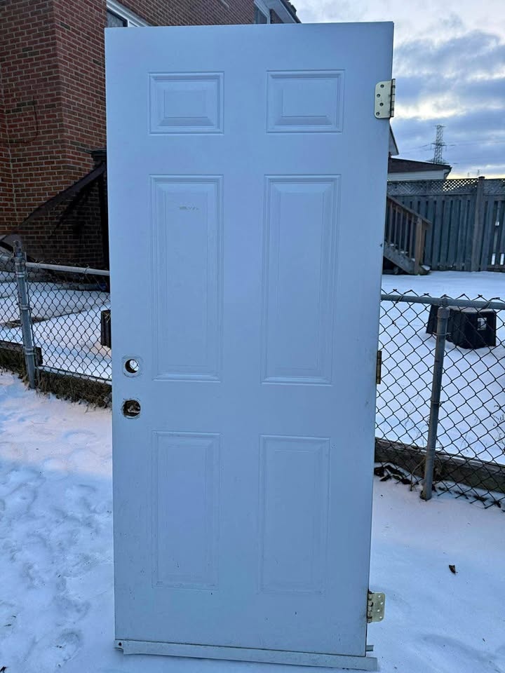 Exterior steel door