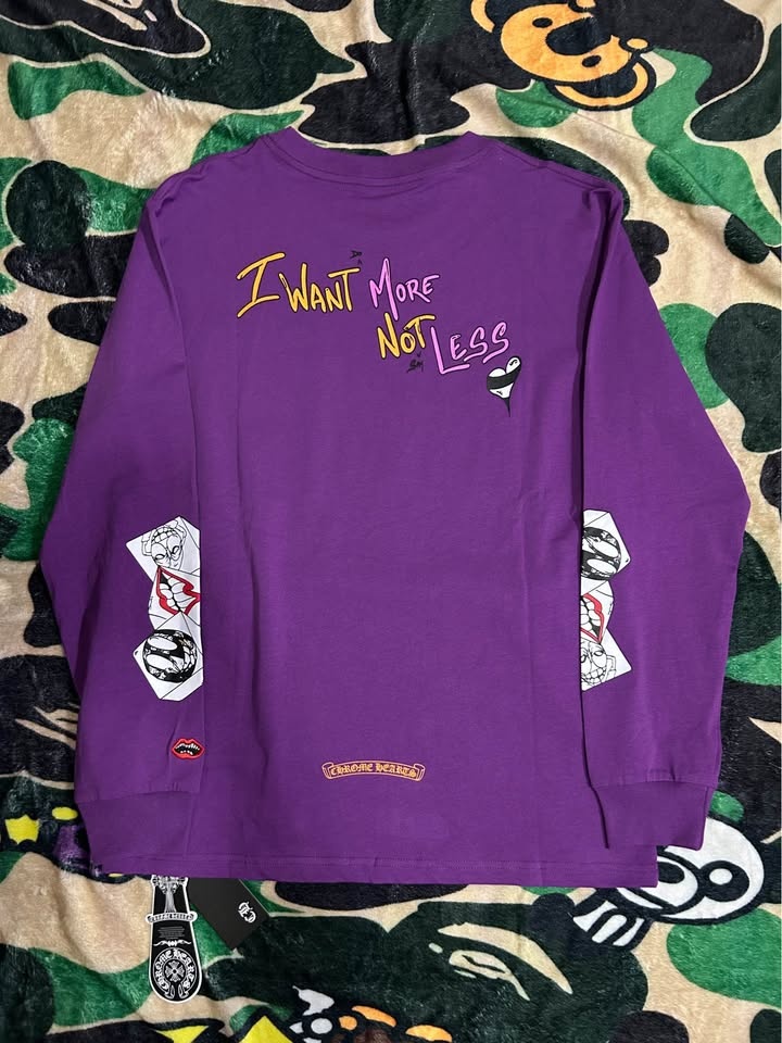 Chrome Hearts x Matty Boy “I WANT MORE NOT LESS” Longsleeve - photo 2
