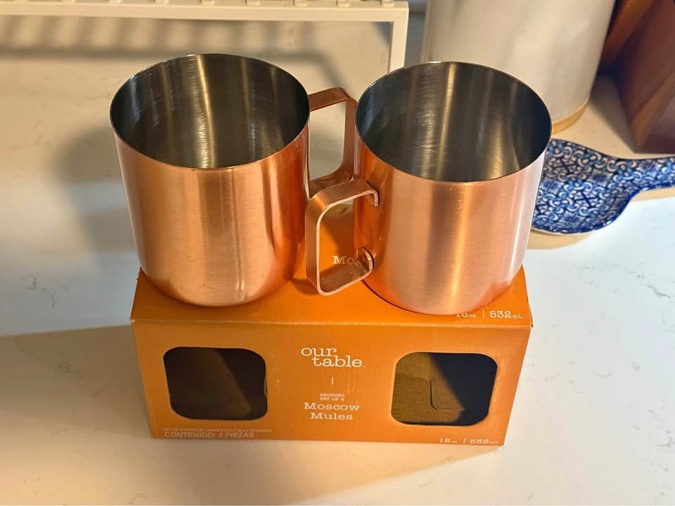 Moscow Mule Mug Set ($5 for 2 mugs)