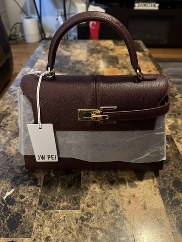 JW PEI Women's Elise Top Handle Bag Small Deep Burgundy - photo 3