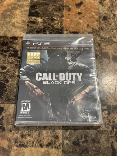 Call of Duty: Black Ops PS3 New Sealed Black Label COD