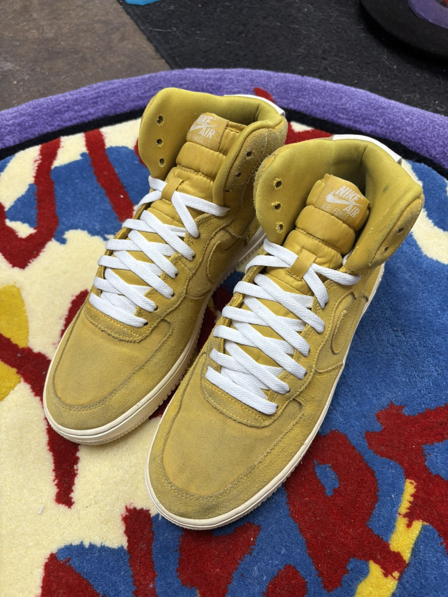 Nike Air Force 1 High Yellow Ochre - photo 2