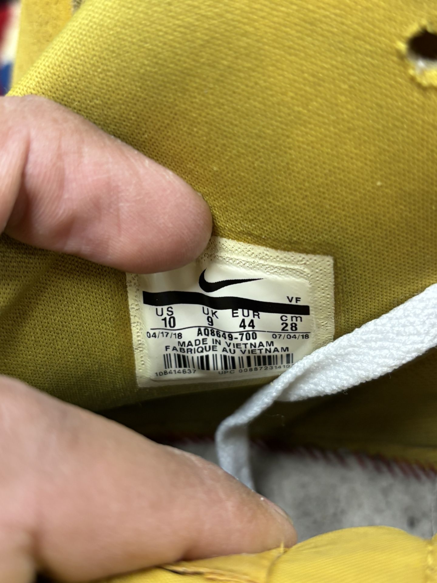 Nike Air Force 1 High Yellow Ochre - photo 5