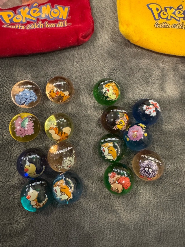 Pokemon vintage marble lot - photo 2