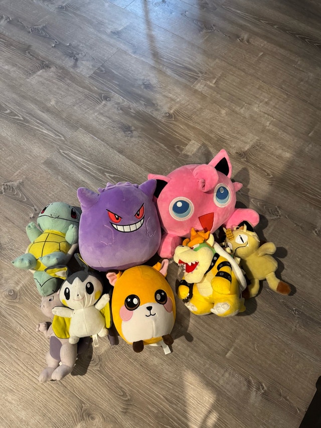 Pokemon plushes 80$ obo