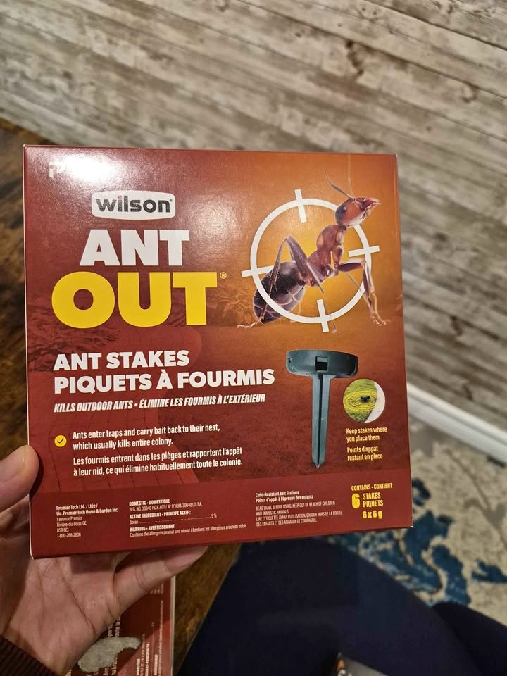 Brand New Ant Stakes Outdoor - Gets Rid of Outdoor Ants