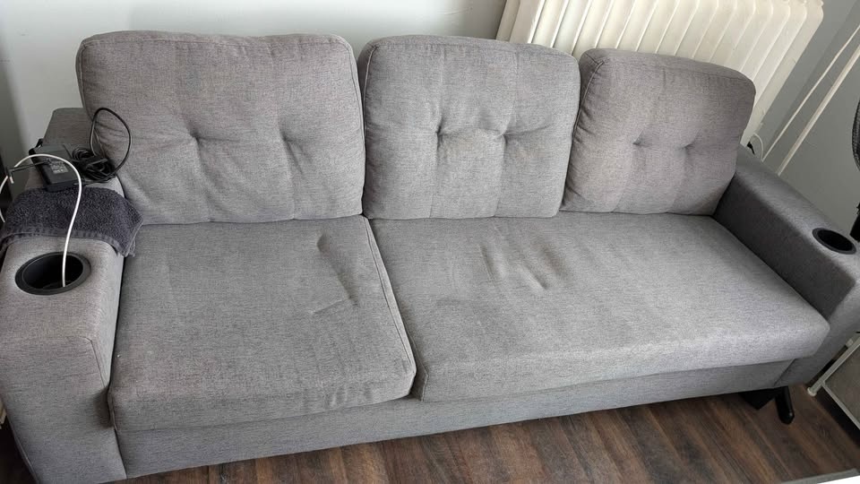 Couch and ottoman - photo 2