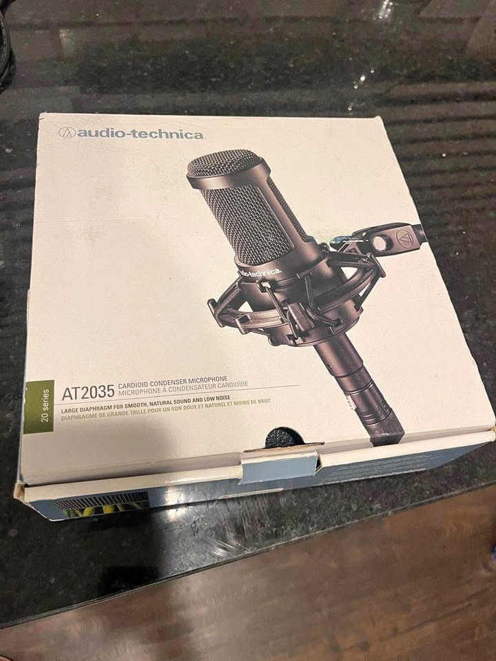 Audio-Technica AT2035 Cardioid Condenser Microphone