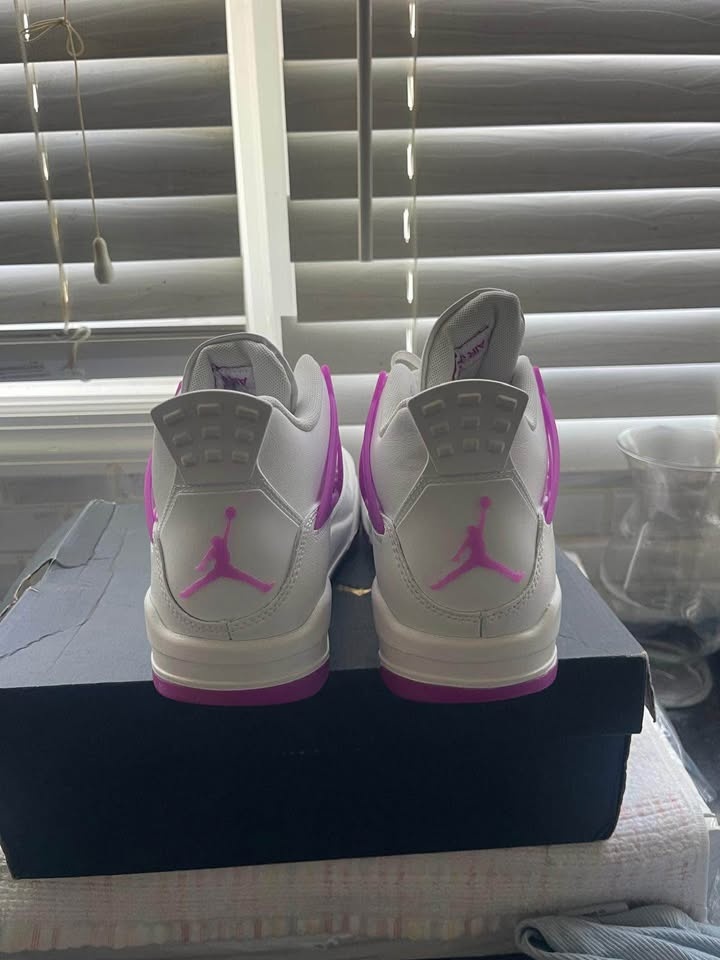 Nike Air Jordan 4 Retro GS 'Canyon Purple' - photo 2