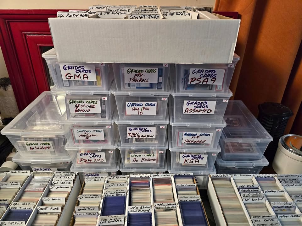 Who Are You Collecting? Raw Cards, Various Sports