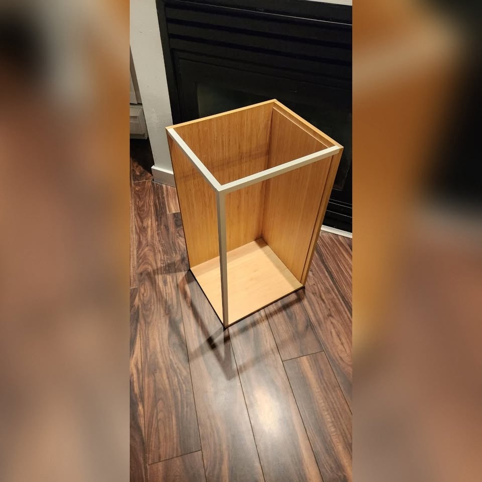 6 x Stackable shelves/bookshelf - White metal and bamboo - photo 2