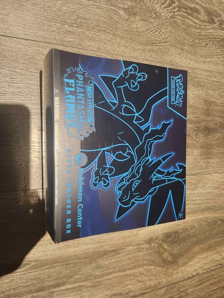 Phantasmal Flames Pokemon Center ETB - has a small corner hole - photo 2