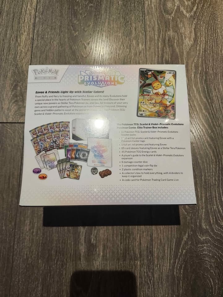 Pokemon Prismatic Evolutions PKC ETB - photo 5