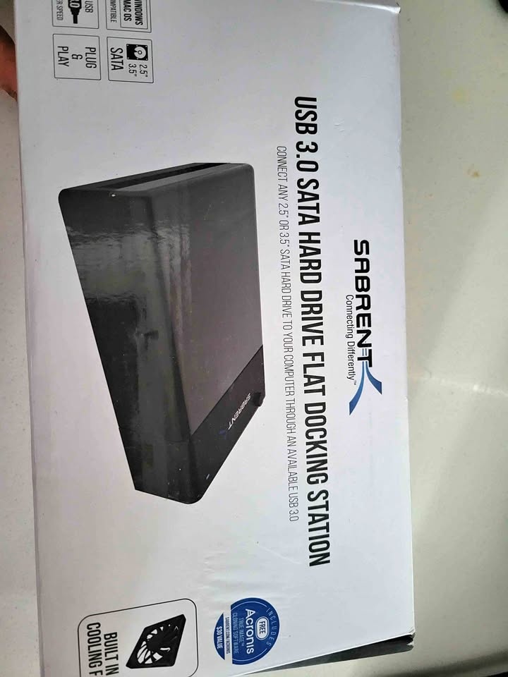 USB 3.0 Sata hard drive flat docking station