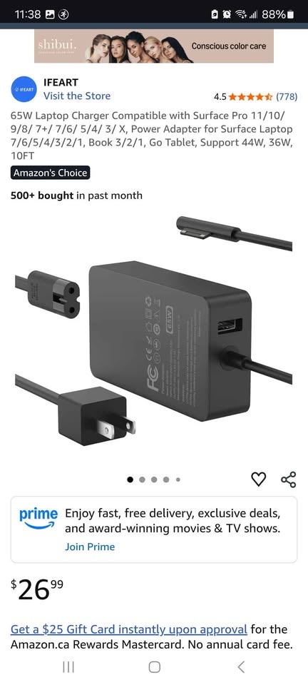 65 W laptop charger - photo 2