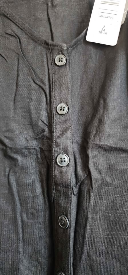 Torrid Linen Button Down Swing Cami - photo 3