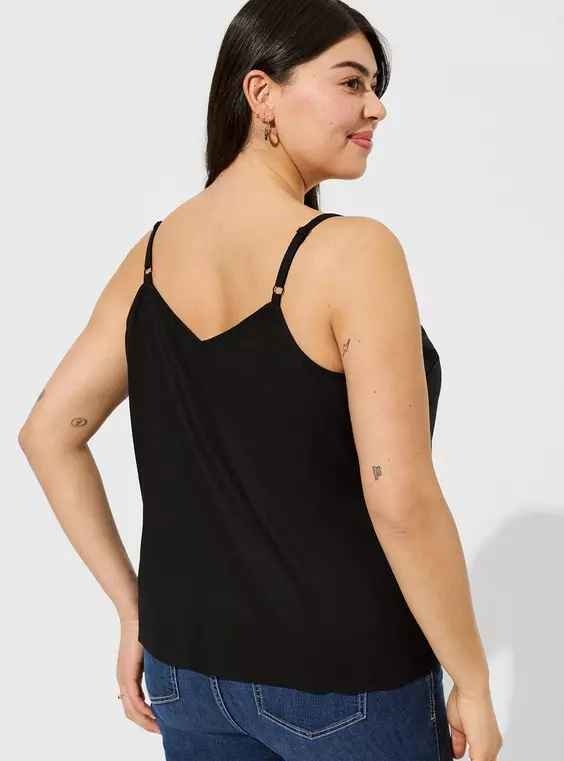 Torrid Linen Button Down Swing Cami - photo 5