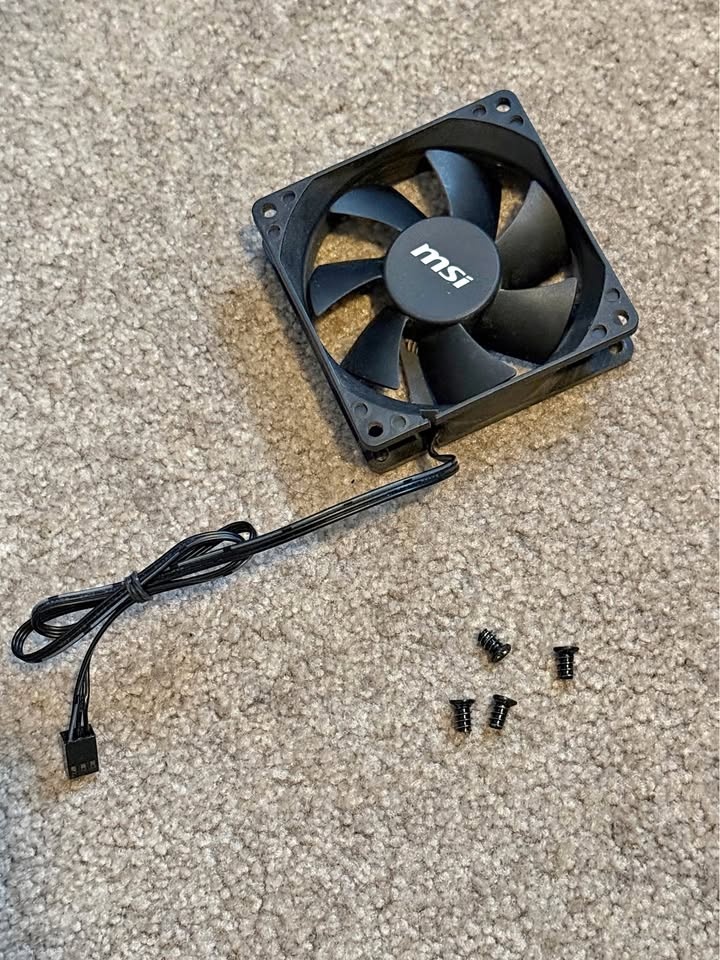 Case exhaust fan