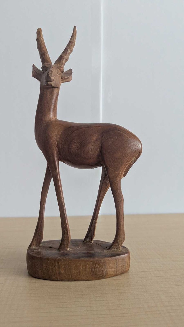 Wood Carved Antelope