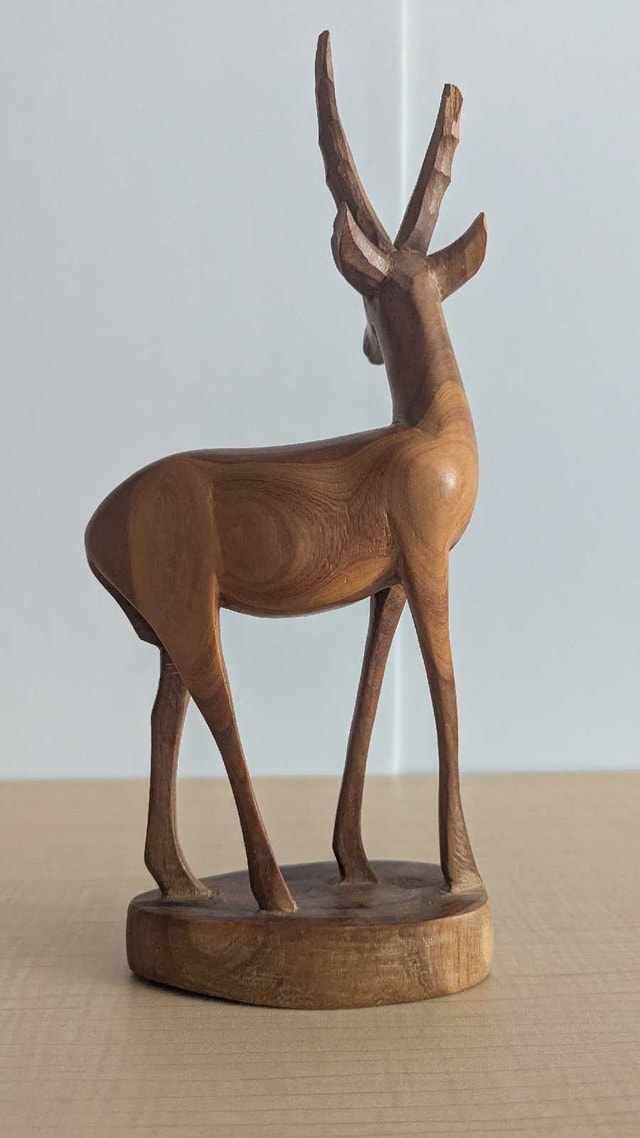 Wood Carved Antelope - photo 2
