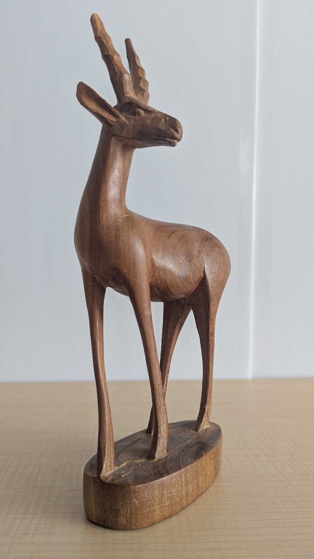 Wood Carved Antelope - photo 5