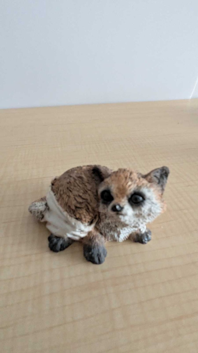 Stone Critters Fox Figurine