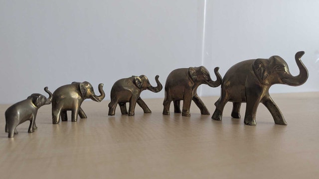 Brass Elephants
