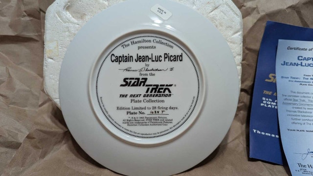 Star Trek Plate - photo 3
