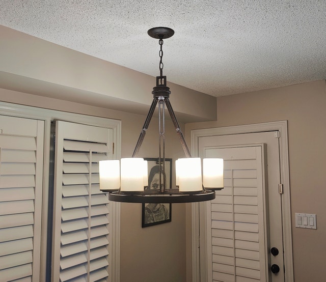 6 light modern farmhouse chandelier - photo 4