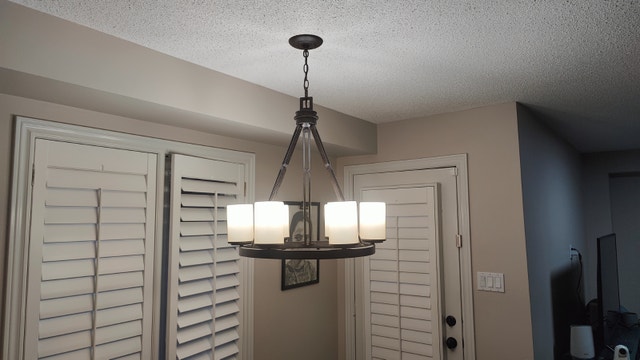 6 light modern farmhouse chandelier - photo 5