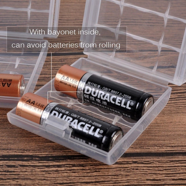 Battery Box Storage Case Cover Holder for AA AAA Batteries - photo 2