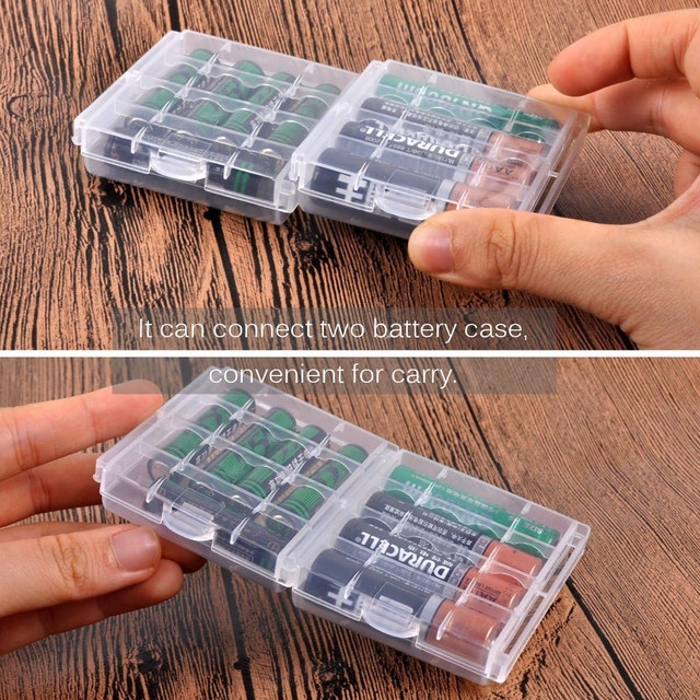 Battery Box Storage Case Cover Holder for AA AAA Batteries - photo 3