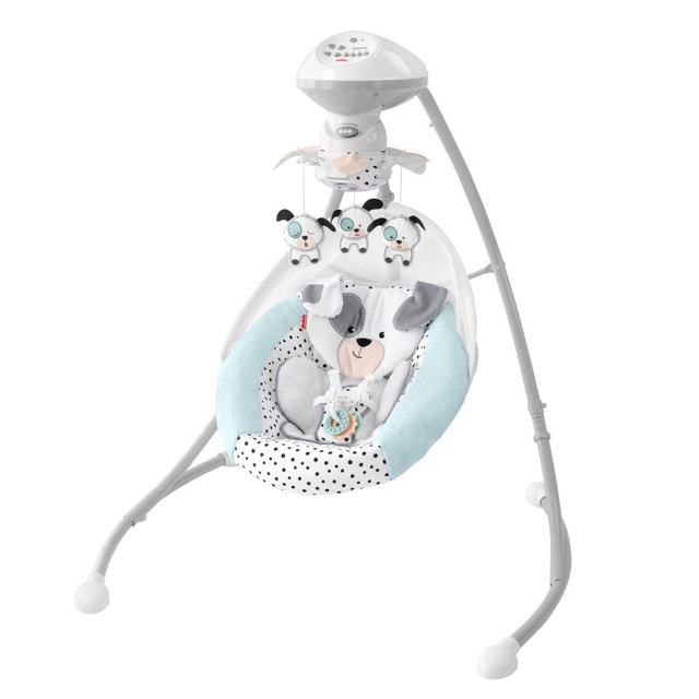 Fisher-Price Dots & Spots Puppy Cradle 'n Swing - photo 3