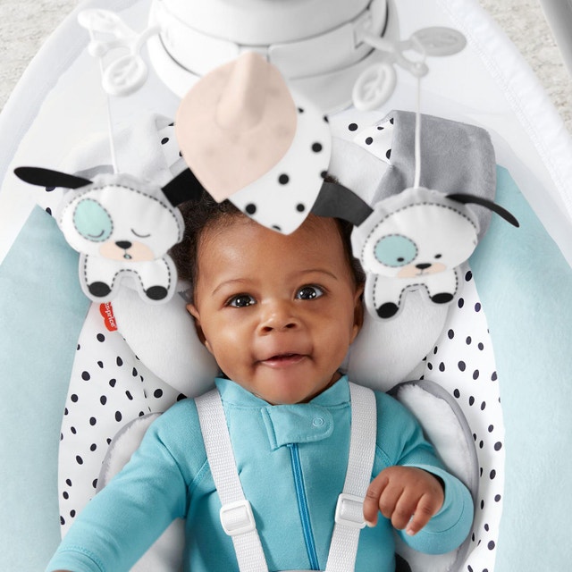 Fisher-Price Dots & Spots Puppy Cradle 'n Swing - photo 4
