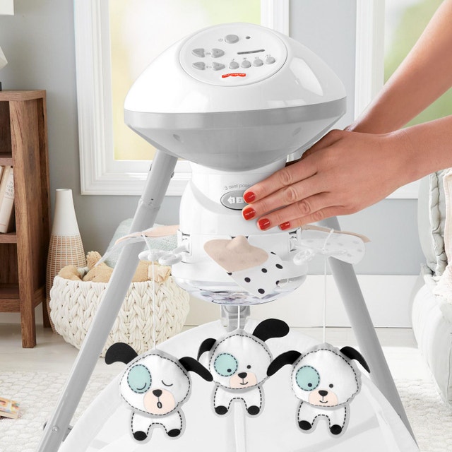 Fisher-Price Dots & Spots Puppy Cradle 'n Swing - photo 5