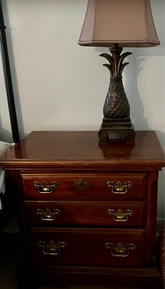 Full Bedroom Set (Solid Wood and Brass) - photo 3