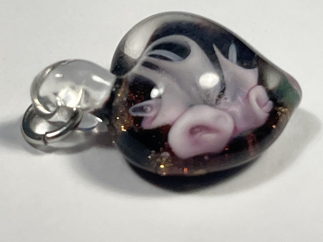 Glass Heart Pendant