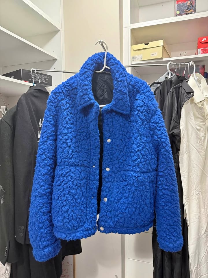 Zara - blue fur JACKET