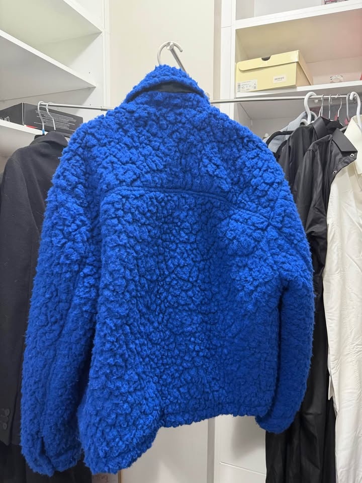 Zara - blue fur JACKET - photo 2